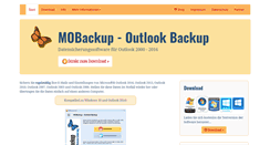 Desktop Screenshot of mobackup.de