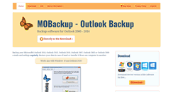 Desktop Screenshot of mobackup.com