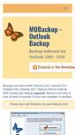 Mobile Screenshot of mobackup.com